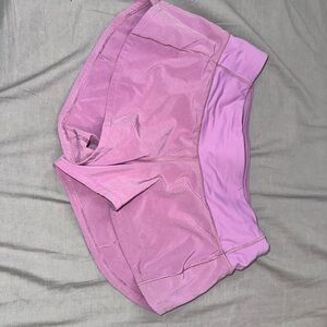 lululemon athletica Light Purple Athletic Shorts